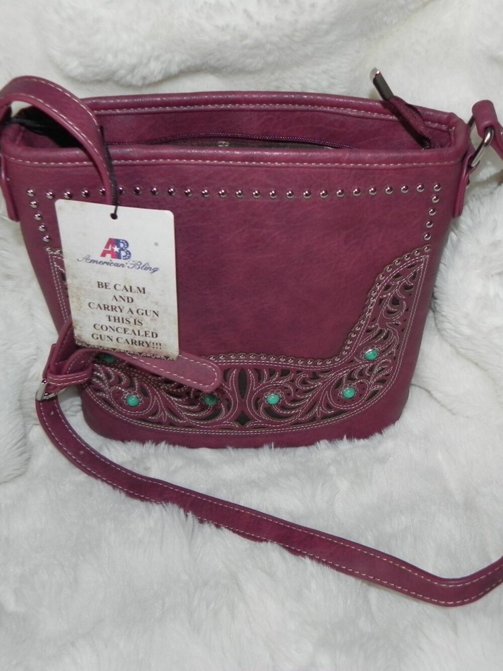 Montana West American Crossbody Purse Western Concealed Carry